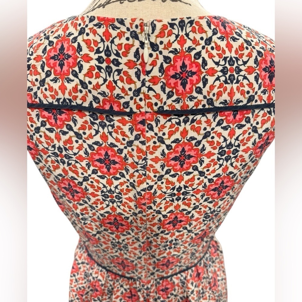 J. Crew California Poppy Dress Silk Medallion Pattern Women’s Size 6 - Picture 11 of 14